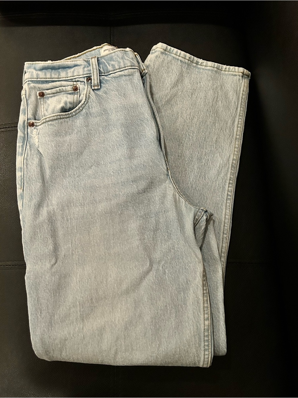 Abercrombie 90s Straight Curve Love Ultra High Rise Jeans